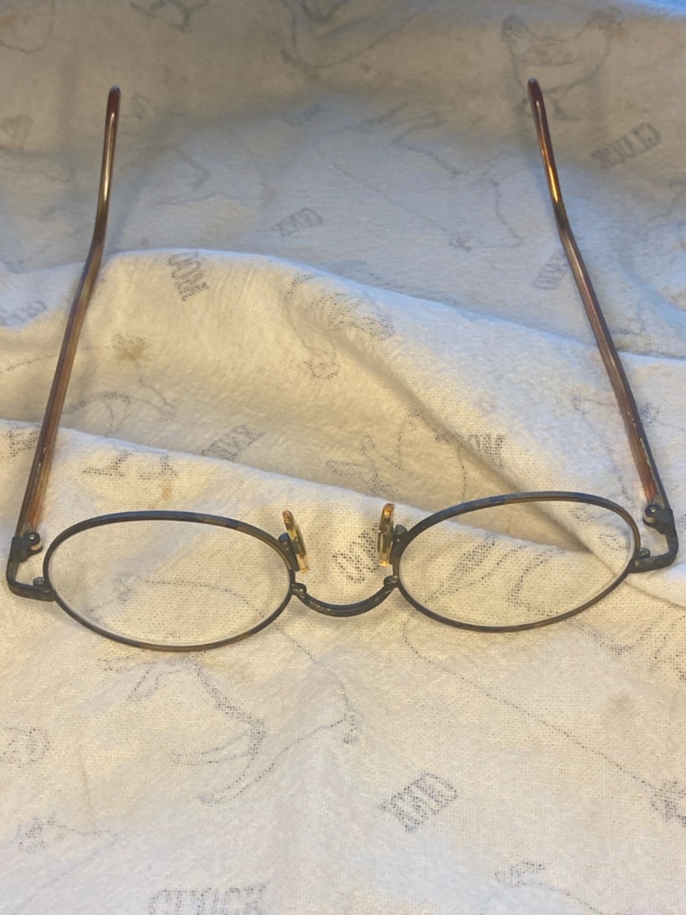 Vintage Giorgio Armani GA 250 C. 1020 Eyeglasses 48-20-140 Made in Italy Rare